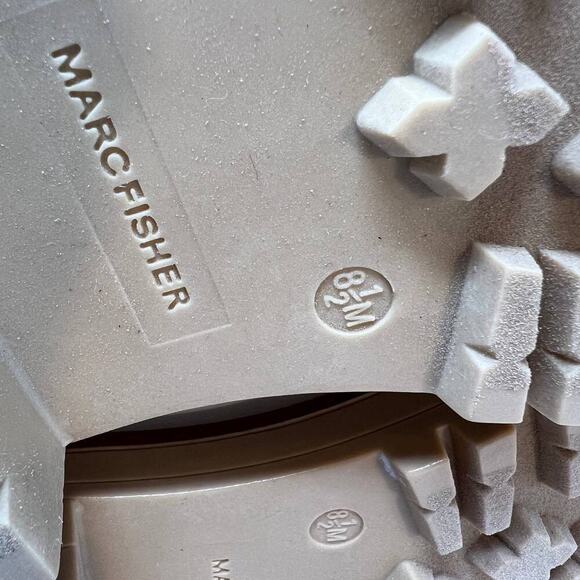 New In Box Marc Fisher Women's Mallie3 Leather Combat Boots Size 8.5 - Picture 11 of 11